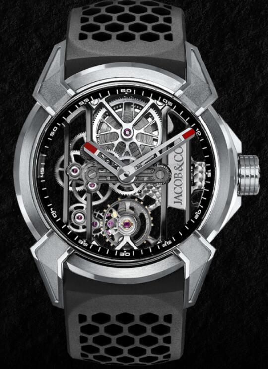 Jacob & Co EPIC X TITANIUM BLACK NEORALITHE INNER RING EX100.20.NS.BW.A Replica watch
